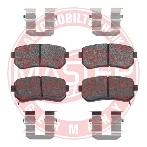 Bremsbelagsatz, Scheibenbremse Hinterachse MASTER-SPORT GERMANY 13046057802N-SET-MS Bild Bremsbelagsatz, Scheibenbremse Hinterachse MASTER-SPORT GERMANY 13046057802N-SET-MS