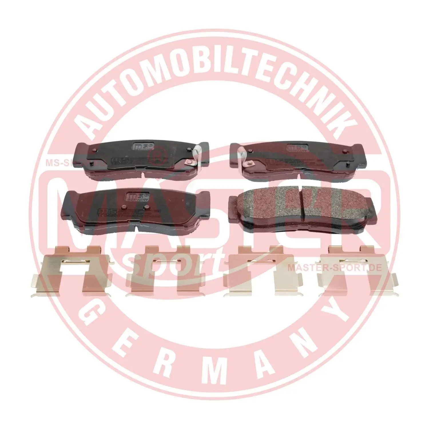Bremsbelagsatz, Scheibenbremse Hinterachse MASTER-SPORT GERMANY 13046057822N-SET-MS