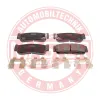 Bremsbelagsatz, Scheibenbremse Hinterachse MASTER-SPORT GERMANY 13046057822N-SET-MS