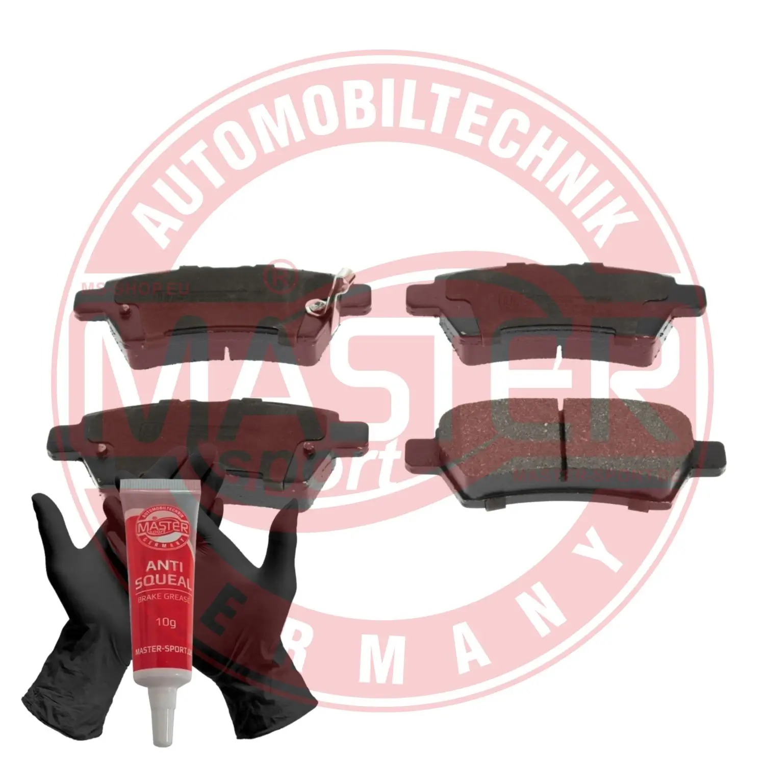 Bremsbelagsatz, Scheibenbremse Hinterachse MASTER-SPORT GERMANY 13046057842N-SET-MS