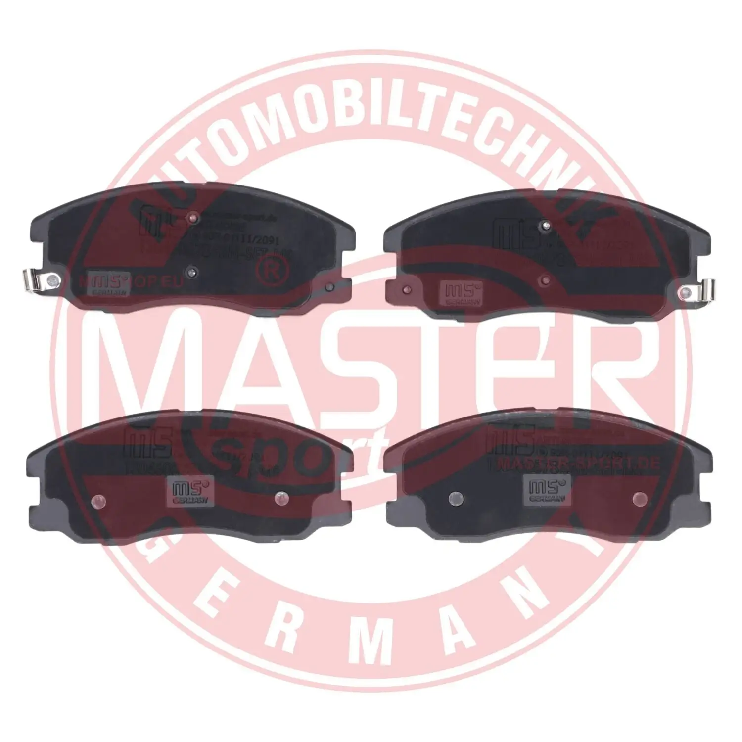 Bremsbelagsatz, Scheibenbremse Vorderachse MASTER-SPORT GERMANY 13046057852N-SET-MS
