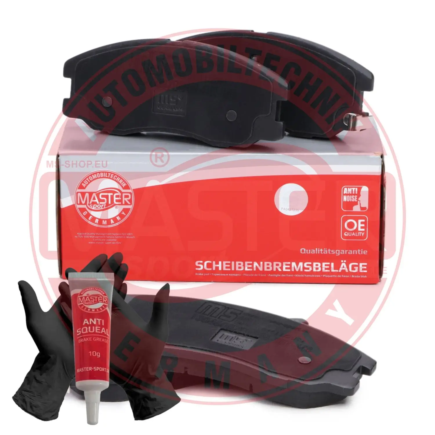 Bremsbelagsatz, Scheibenbremse Vorderachse MASTER-SPORT GERMANY 13046057852N-SET-MS