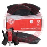 Bremsbelagsatz, Scheibenbremse Vorderachse MASTER-SPORT GERMANY 13046057852N-SET-MS