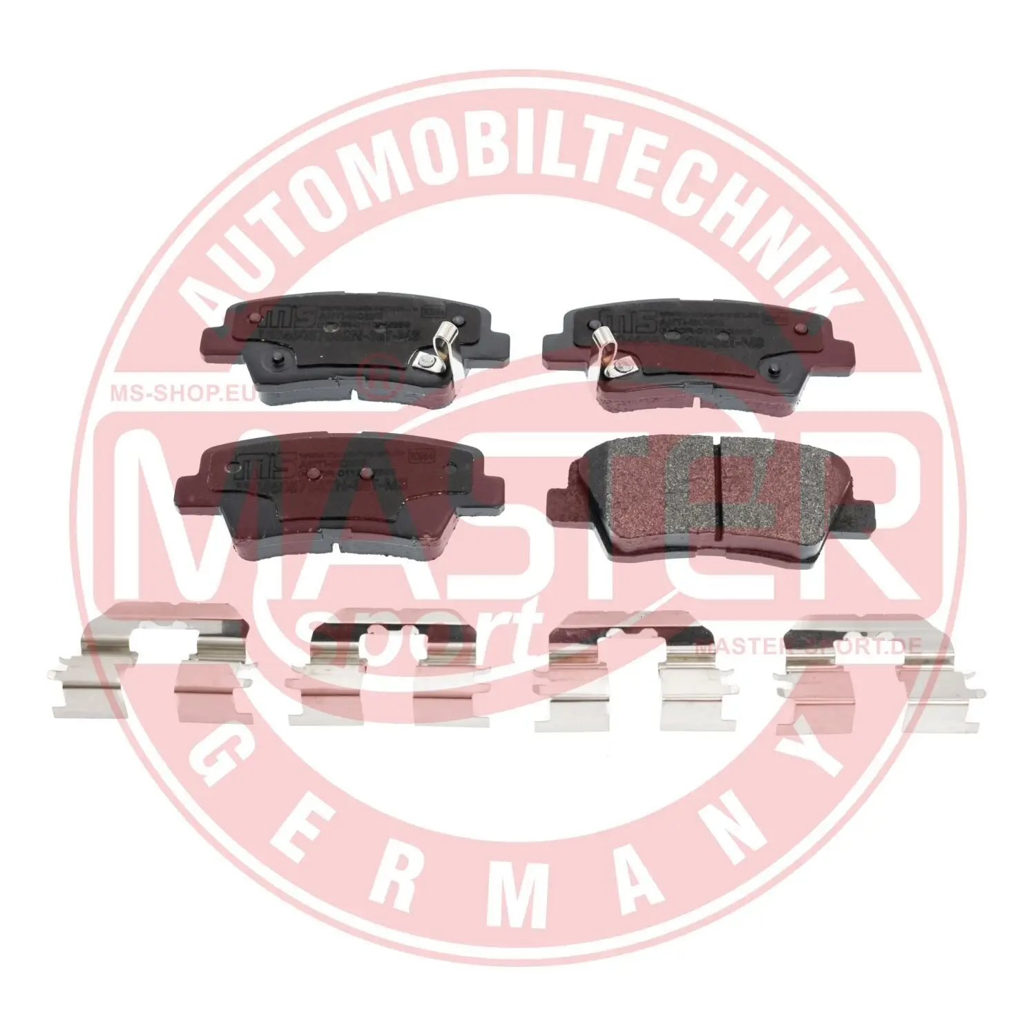 Bremsbelagsatz, Scheibenbremse Hinterachse MASTER-SPORT GERMANY 13046057862N-SET-MS