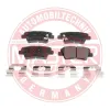 Bremsbelagsatz, Scheibenbremse Hinterachse MASTER-SPORT GERMANY 13046057862N-SET-MS
