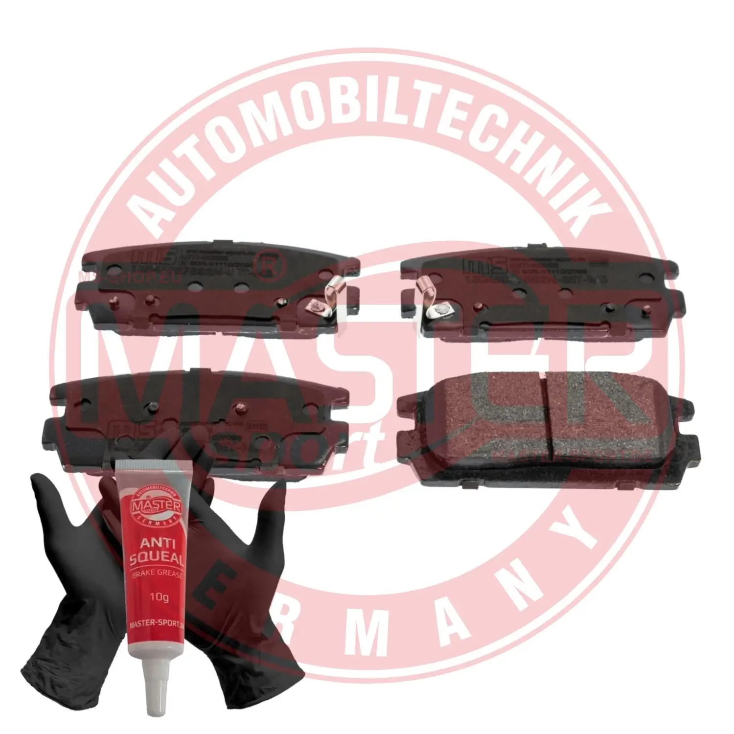 Bremsbelagsatz, Scheibenbremse Hinterachse MASTER-SPORT GERMANY 13046057882N-SET-MS