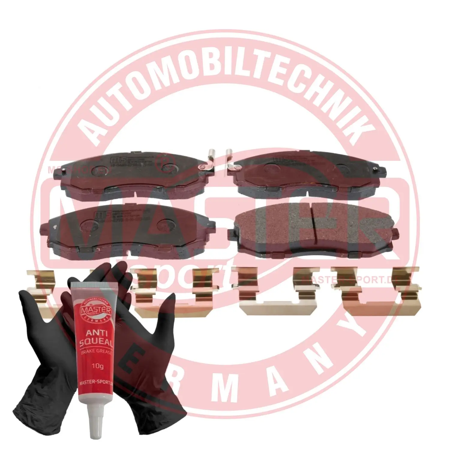 Bremsbelagsatz, Scheibenbremse Vorderachse MASTER-SPORT GERMANY 13046057922N-SET-MS