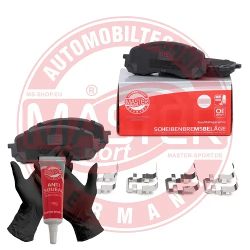 Bremsbelagsatz, Scheibenbremse Vorderachse MASTER-SPORT GERMANY 13046057932N-SET-MS Bild Bremsbelagsatz, Scheibenbremse Vorderachse MASTER-SPORT GERMANY 13046057932N-SET-MS
