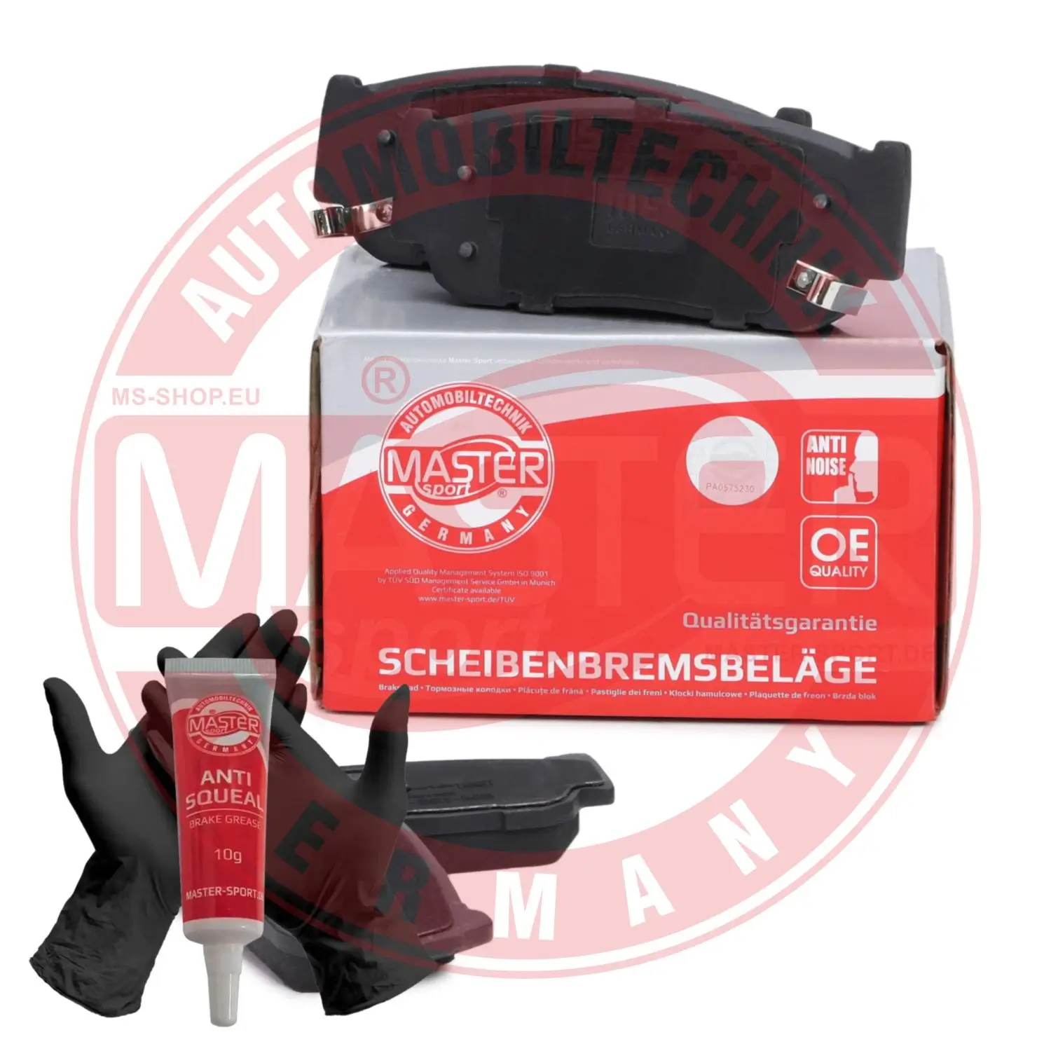Bremsbelagsatz, Scheibenbremse Hinterachse MASTER-SPORT GERMANY 13046057982N-SET-MS