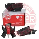 Bremsbelagsatz, Scheibenbremse Hinterachse MASTER-SPORT GERMANY 13046058122N-SET-MS