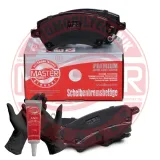 Bremsbelagsatz, Scheibenbremse Vorderachse MASTER-SPORT GERMANY 13046058152N-SET-MS