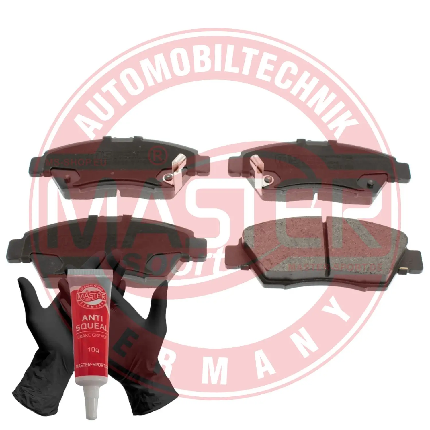 Bremsbelagsatz, Scheibenbremse Vorderachse MASTER-SPORT GERMANY 13046058202N-SET-MS