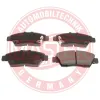 Bremsbelagsatz, Scheibenbremse Vorderachse MASTER-SPORT GERMANY 13046058202N-SET-MS