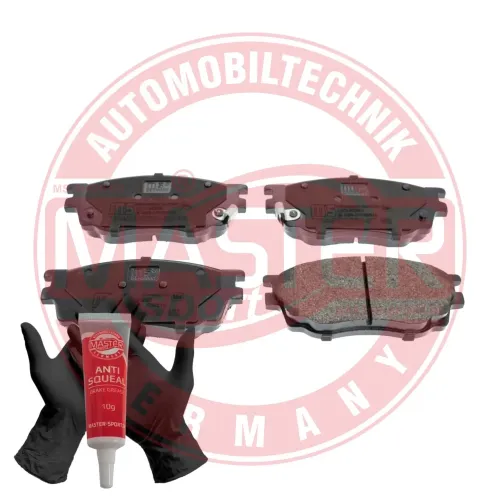 Bremsbelagsatz, Scheibenbremse Vorderachse MASTER-SPORT GERMANY 13046058222N-SET-MS Bild Bremsbelagsatz, Scheibenbremse Vorderachse MASTER-SPORT GERMANY 13046058222N-SET-MS