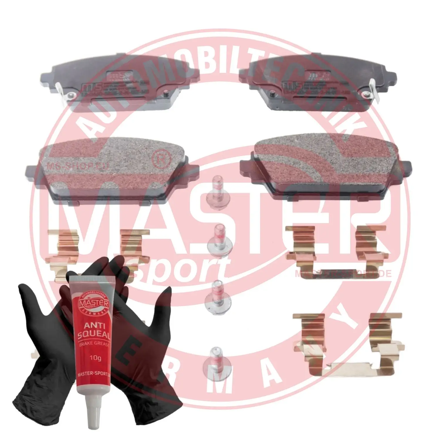 Bremsbelagsatz, Scheibenbremse Vorderachse MASTER-SPORT GERMANY 13046058252N-SET-MS
