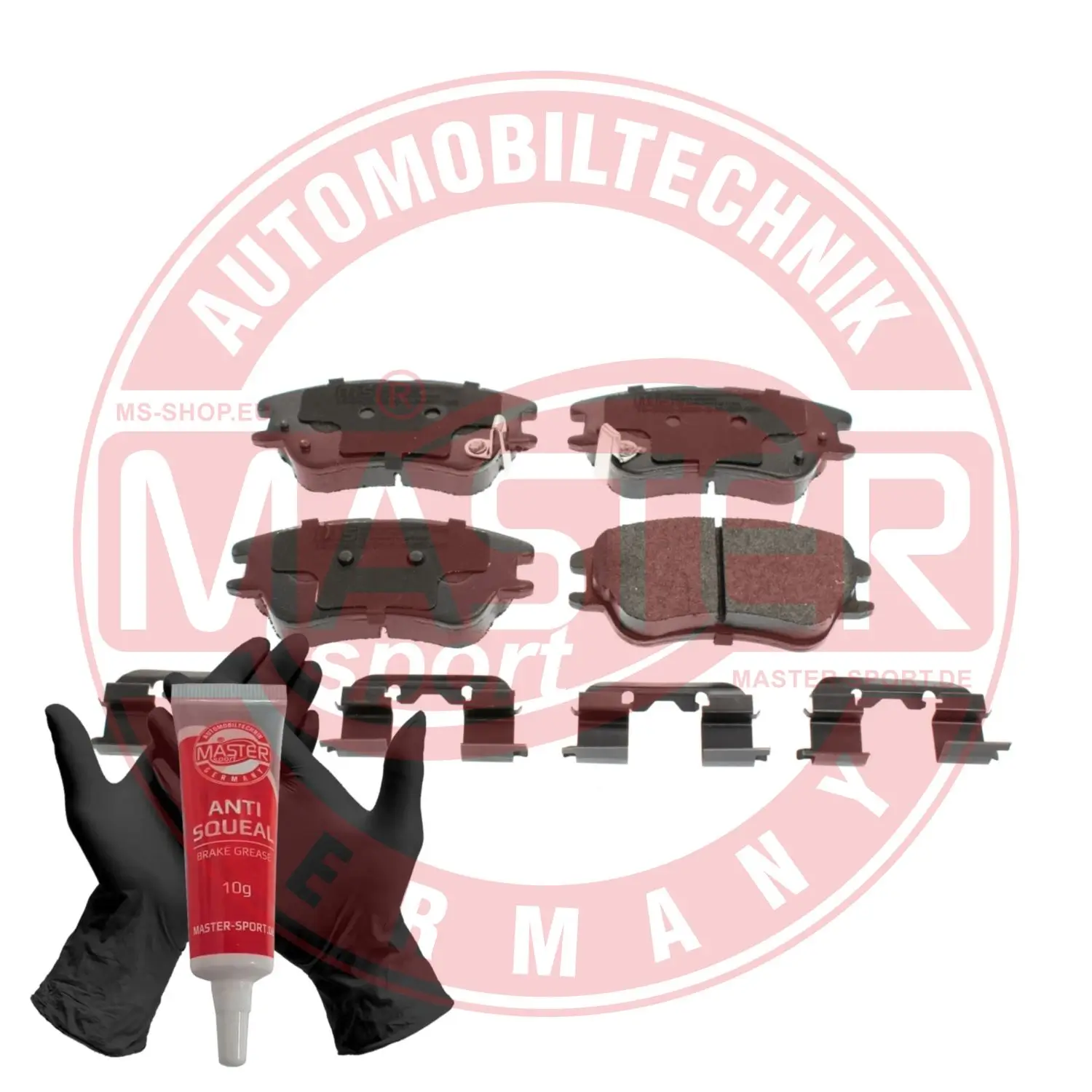 Bremsbelagsatz, Scheibenbremse Vorderachse MASTER-SPORT GERMANY 13046058292N-SET-MS