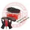 Bremsbelagsatz, Scheibenbremse Vorderachse MASTER-SPORT GERMANY 13046058322N-SET-MS