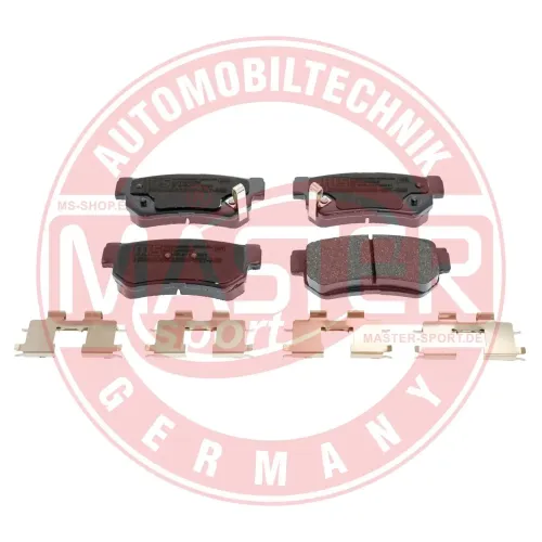 Bremsbelagsatz, Scheibenbremse Hinterachse MASTER-SPORT GERMANY 13046058332N-SET-MS Bild Bremsbelagsatz, Scheibenbremse Hinterachse MASTER-SPORT GERMANY 13046058332N-SET-MS