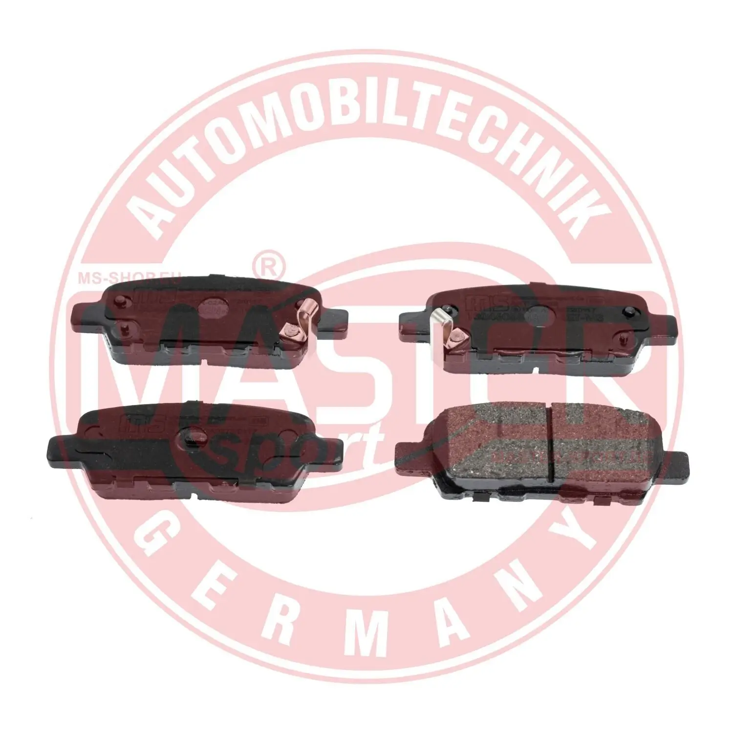 Bremsbelagsatz, Scheibenbremse Hinterachse MASTER-SPORT GERMANY 13046058432N-SET-MS