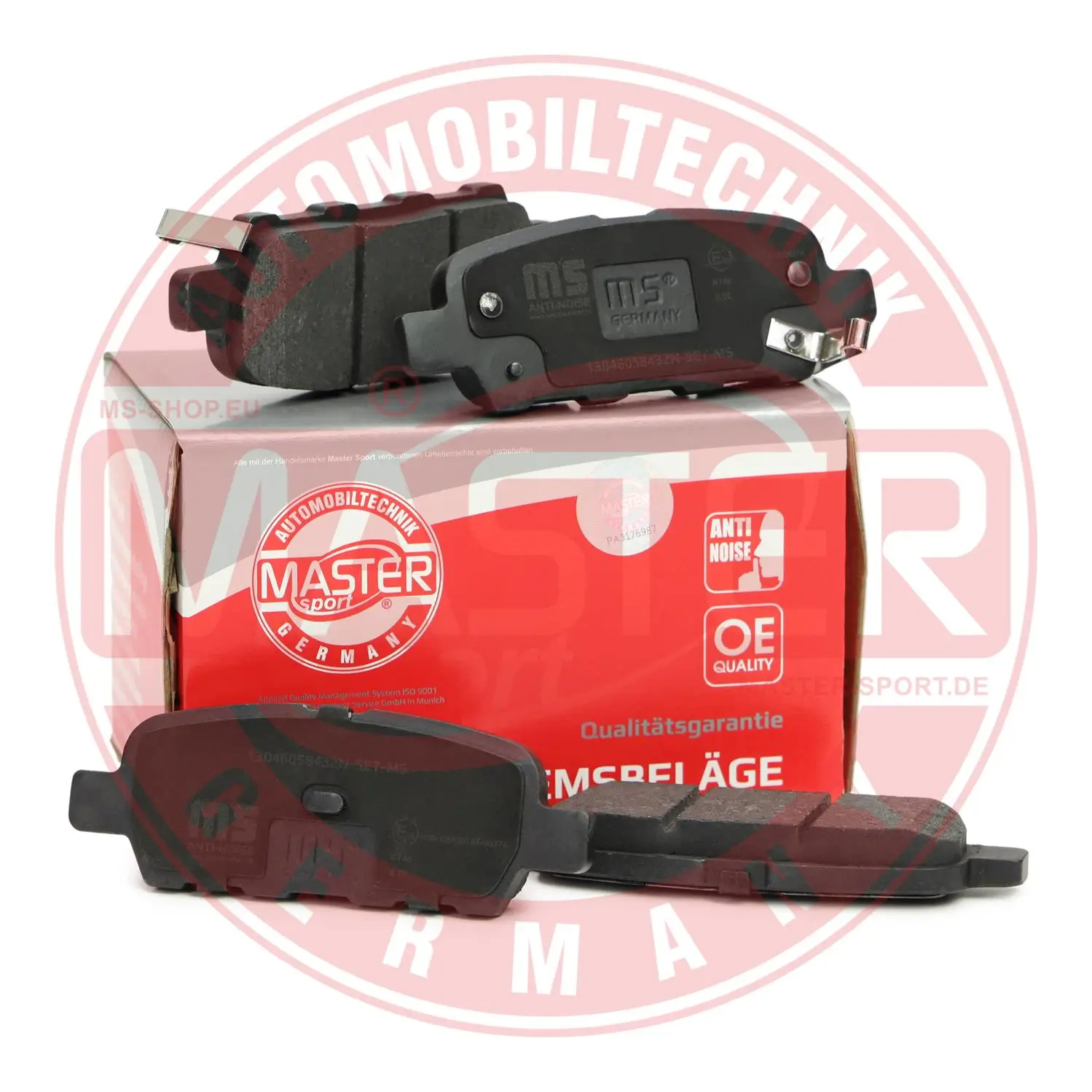Bremsbelagsatz, Scheibenbremse Hinterachse MASTER-SPORT GERMANY 13046058432N-SET-MS
