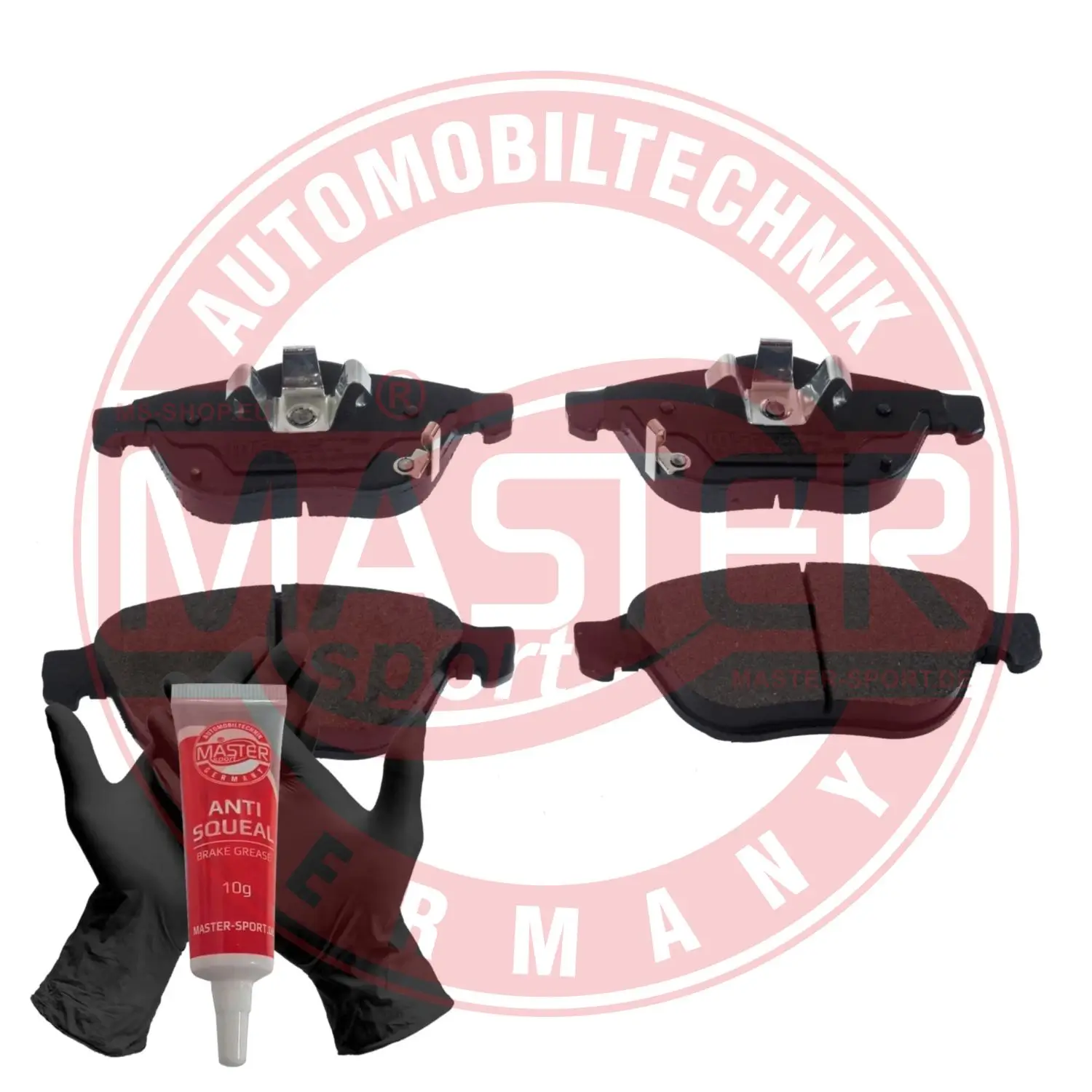 Bremsbelagsatz, Scheibenbremse Vorderachse MASTER-SPORT GERMANY 13046058442N-SET-MS