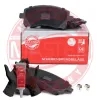 Bremsbelagsatz, Scheibenbremse Vorderachse MASTER-SPORT GERMANY 13046058512N-SET-MS