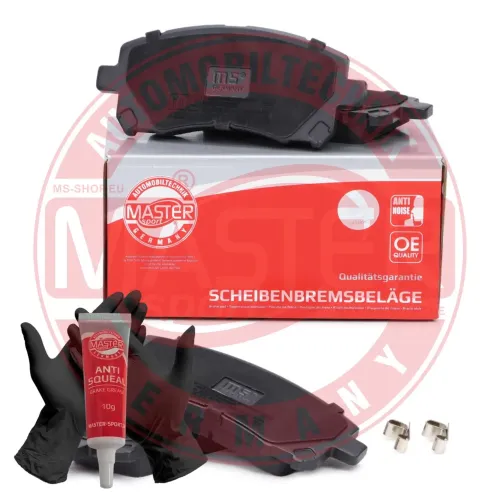 Bremsbelagsatz, Scheibenbremse Vorderachse MASTER-SPORT GERMANY 13046058512N-SET-MS Bild Bremsbelagsatz, Scheibenbremse Vorderachse MASTER-SPORT GERMANY 13046058512N-SET-MS