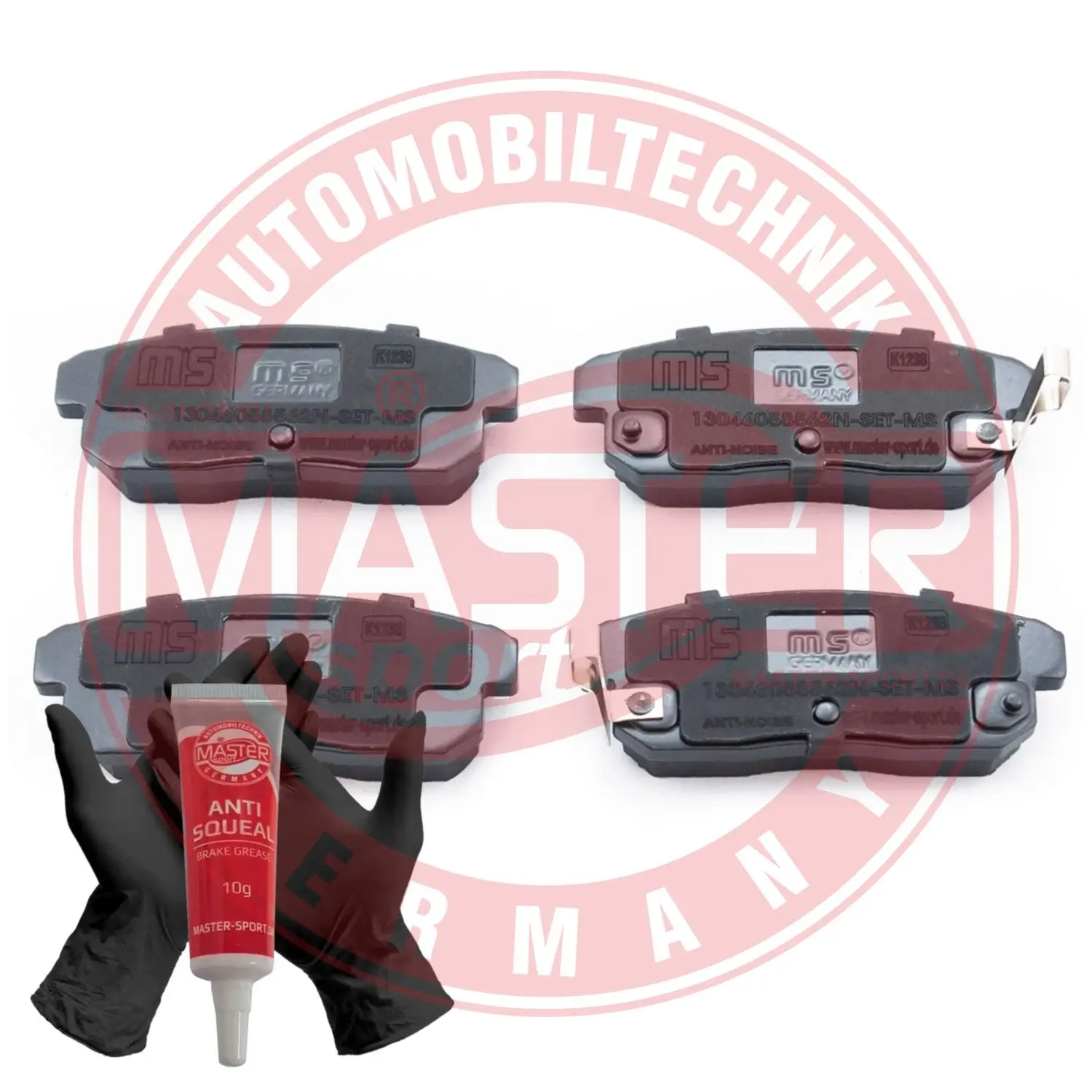 Bremsbelagsatz, Scheibenbremse Hinterachse MASTER-SPORT GERMANY 13046058562N-SET-MS