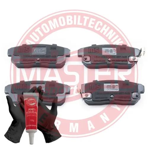 Bremsbelagsatz, Scheibenbremse Hinterachse MASTER-SPORT GERMANY 13046058562N-SET-MS Bild Bremsbelagsatz, Scheibenbremse Hinterachse MASTER-SPORT GERMANY 13046058562N-SET-MS