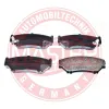 Bremsbelagsatz, Scheibenbremse Vorderachse MASTER-SPORT GERMANY 13046058642N-SET-MS