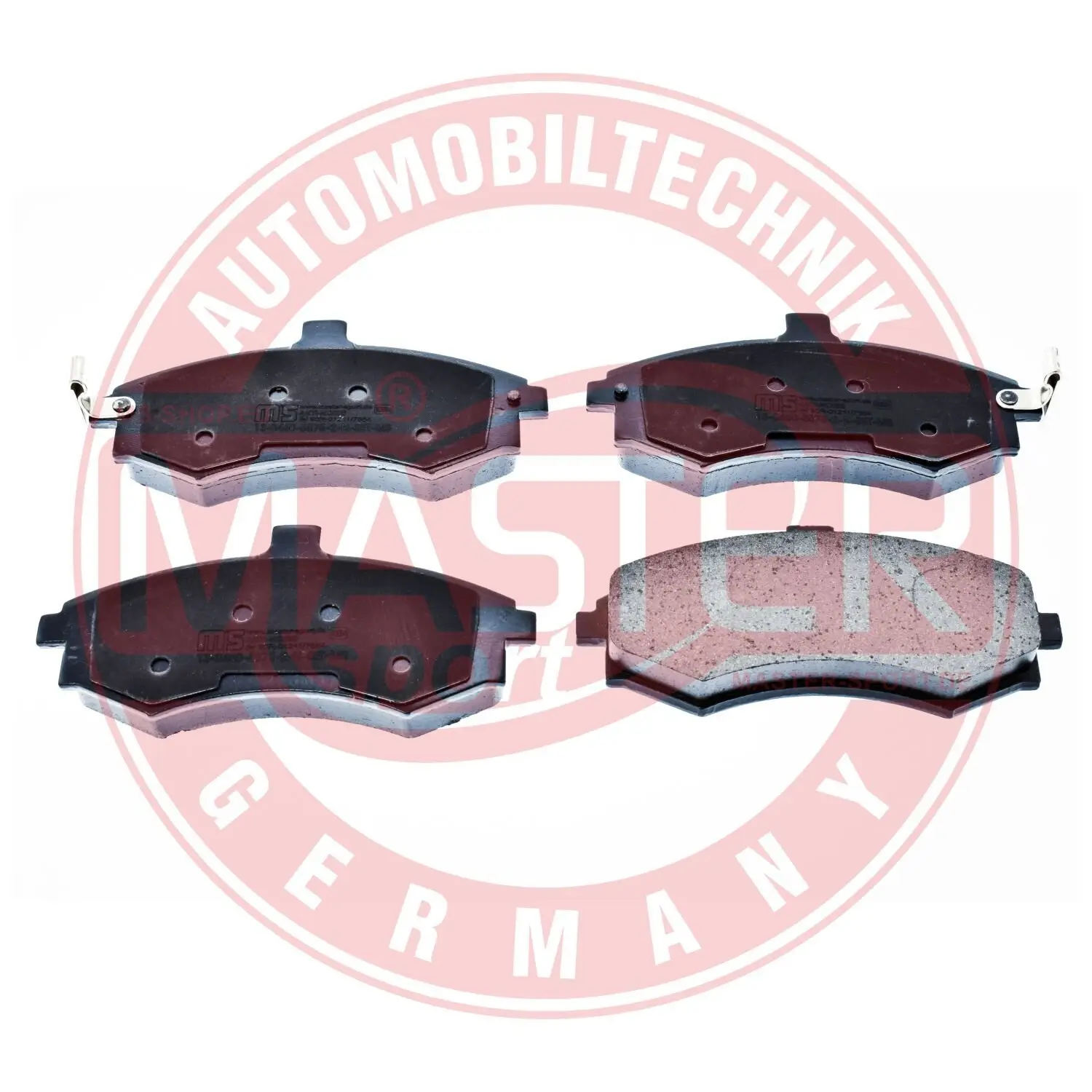 Bremsbelagsatz, Scheibenbremse Vorderachse MASTER-SPORT GERMANY 13046058752N-SET-MS