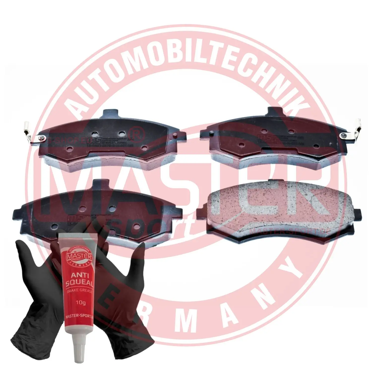 Bremsbelagsatz, Scheibenbremse Vorderachse MASTER-SPORT GERMANY 13046058752N-SET-MS
