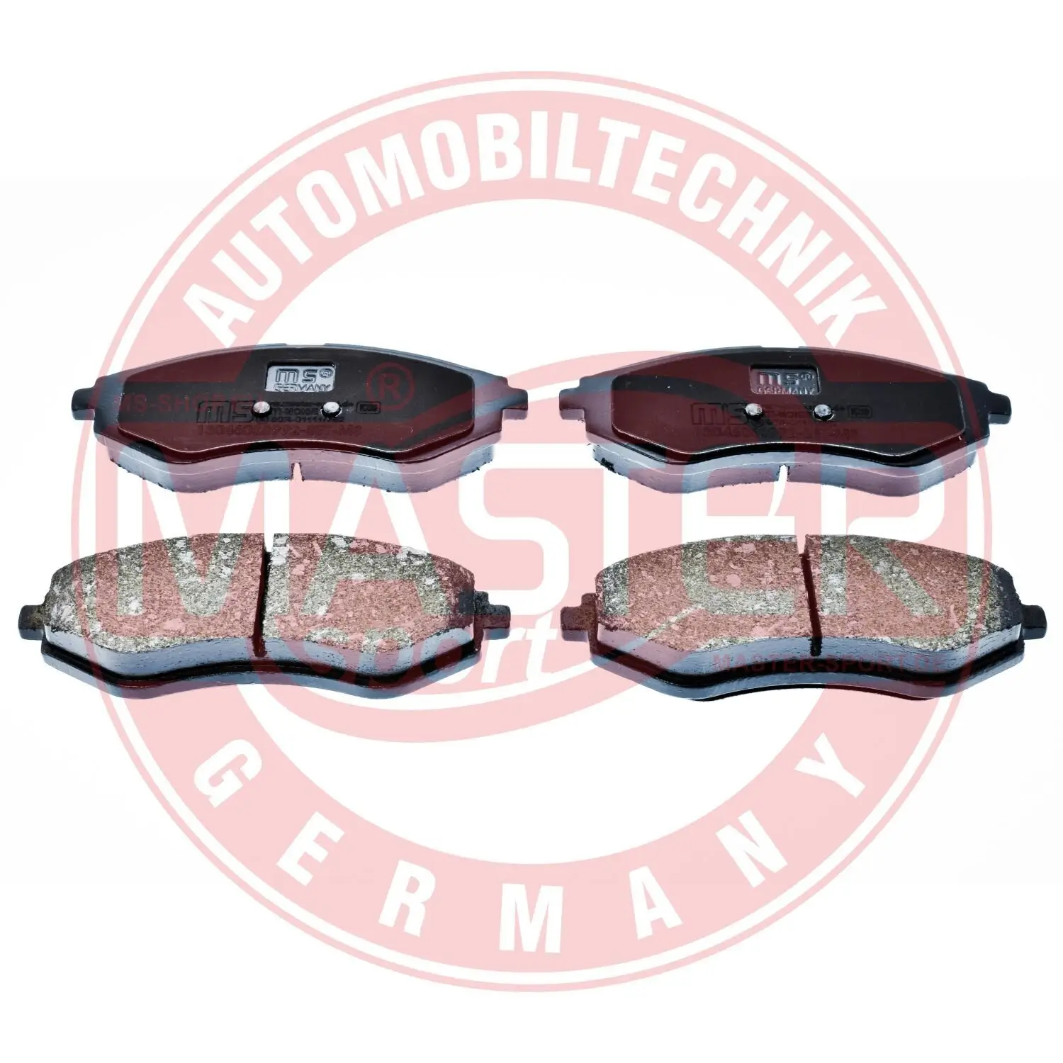 Bremsbelagsatz, Scheibenbremse Vorderachse MASTER-SPORT GERMANY 13046058992N-SET-MS