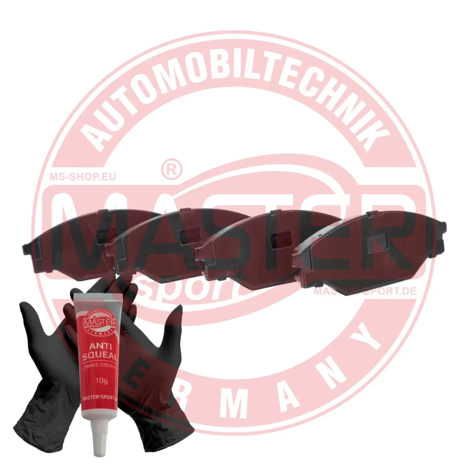 Bremsbelagsatz, Scheibenbremse Vorderachse MASTER-SPORT GERMANY 13046059382N-SET-MS