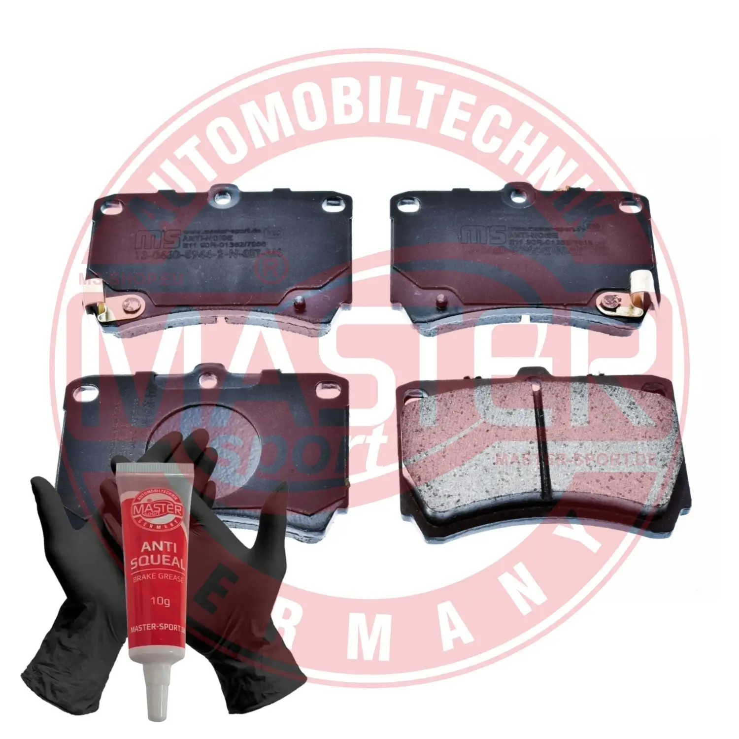Bremsbelagsatz, Scheibenbremse Vorderachse MASTER-SPORT GERMANY 13046059442N-SET-MS