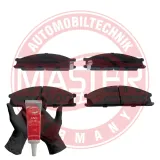 Bremsbelagsatz, Scheibenbremse Vorderachse MASTER-SPORT GERMANY 13046059572N-SET-MS