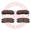 Bremsbelagsatz, Scheibenbremse Hinterachse MASTER-SPORT GERMANY 13046059802N-SET-MS