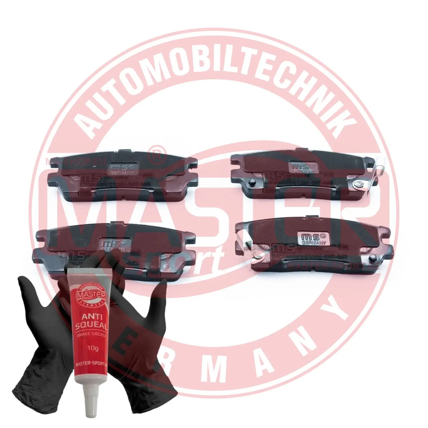 Bremsbelagsatz, Scheibenbremse Hinterachse MASTER-SPORT GERMANY 13046059812N-SET-MS