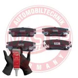 Bremsbelagsatz, Scheibenbremse Hinterachse MASTER-SPORT GERMANY 13046059812N-SET-MS