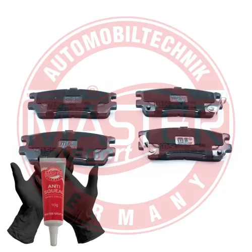 Bremsbelagsatz, Scheibenbremse Hinterachse MASTER-SPORT GERMANY 13046059812N-SET-MS Bild Bremsbelagsatz, Scheibenbremse Hinterachse MASTER-SPORT GERMANY 13046059812N-SET-MS