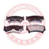 Bremsbelagsatz, Scheibenbremse Vorderachse MASTER-SPORT GERMANY 13046059882N-SET-MS