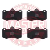 Bremsbelagsatz, Scheibenbremse Vorderachse MASTER-SPORT GERMANY 13046069212N-SET-MS