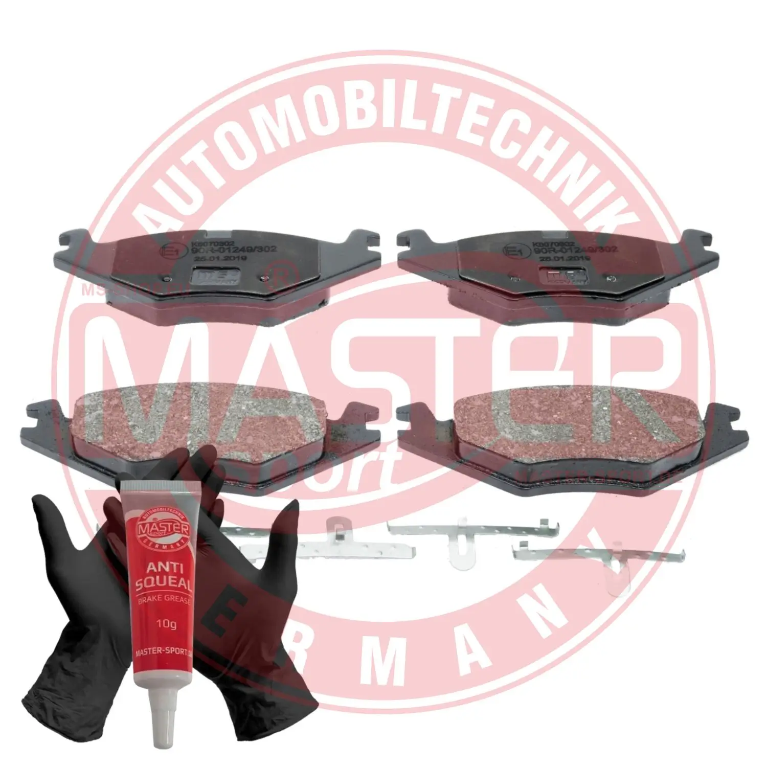 Bremsbelagsatz, Scheibenbremse Vorderachse MASTER-SPORT GERMANY 13046070302N-SET-MS