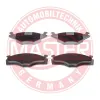 Bremsbelagsatz, Scheibenbremse Vorderachse MASTER-SPORT GERMANY 13046070322K-SET-MS