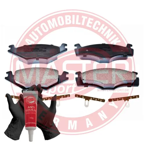 Bremsbelagsatz, Scheibenbremse Vorderachse MASTER-SPORT GERMANY 13046070322N-SET-MS Bild Bremsbelagsatz, Scheibenbremse Vorderachse MASTER-SPORT GERMANY 13046070322N-SET-MS