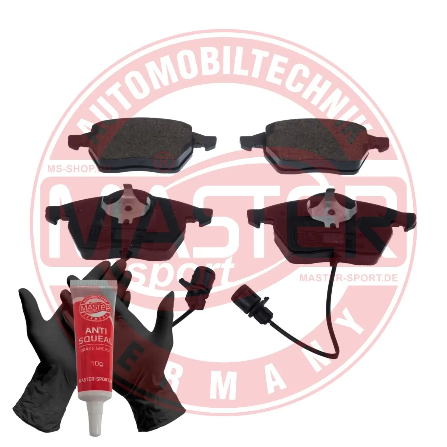 Bremsbelagsatz, Scheibenbremse Vorderachse MASTER-SPORT GERMANY 13046070502N-SET-MS