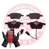 Bremsbelagsatz, Scheibenbremse Vorderachse MASTER-SPORT GERMANY 13046070502N-SET-MS