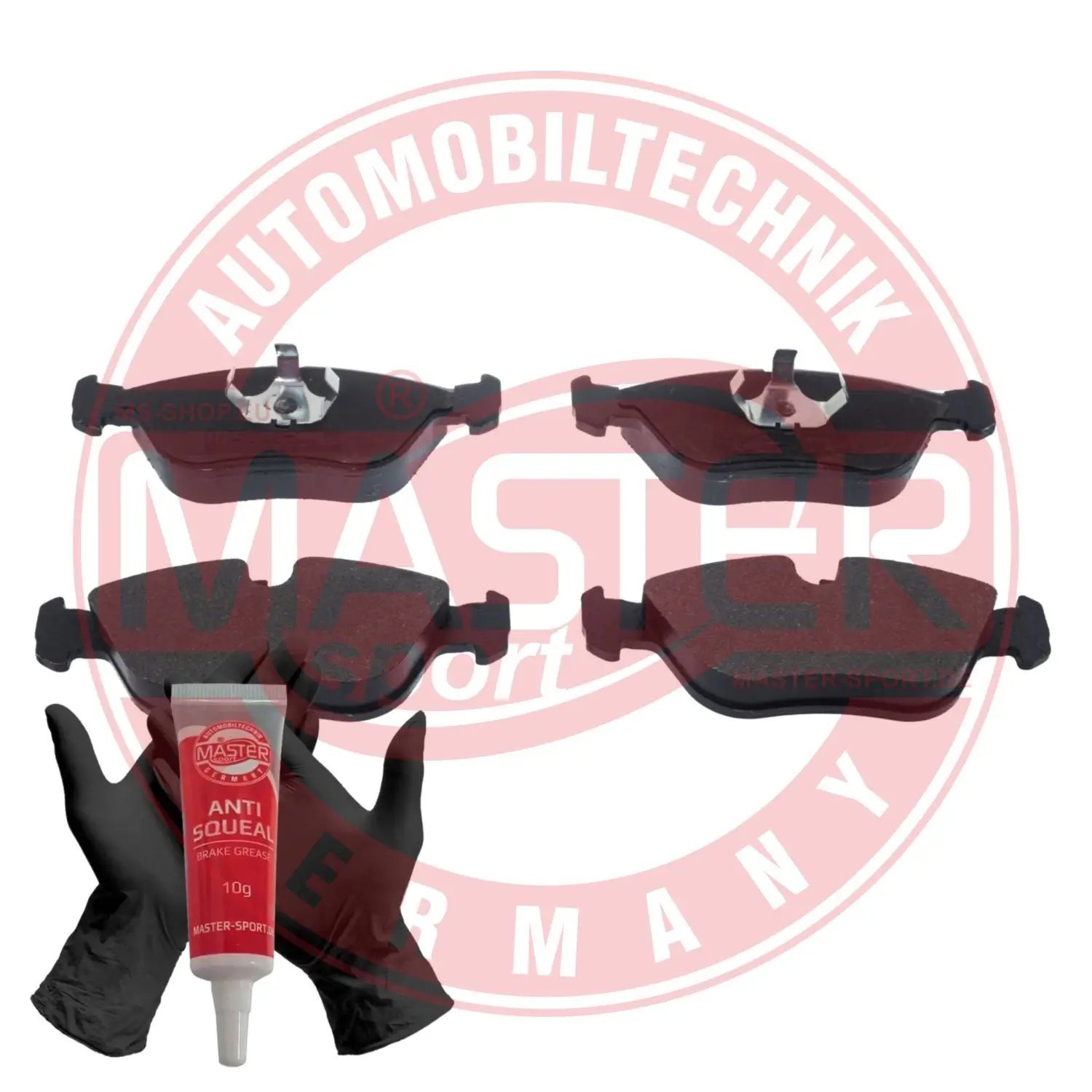 Bremsbelagsatz, Scheibenbremse Vorderachse MASTER-SPORT GERMANY 13046070532N-SET-MS