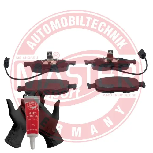 Bremsbelagsatz, Scheibenbremse Vorderachse MASTER-SPORT GERMANY 13046070562N-SET-MS Bild Bremsbelagsatz, Scheibenbremse Vorderachse MASTER-SPORT GERMANY 13046070562N-SET-MS