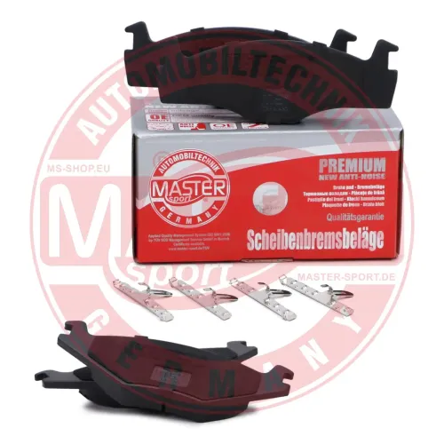 Bremsbelagsatz, Scheibenbremse Vorderachse MASTER-SPORT GERMANY 13046070592N-SET-MS Bild Bremsbelagsatz, Scheibenbremse Vorderachse MASTER-SPORT GERMANY 13046070592N-SET-MS